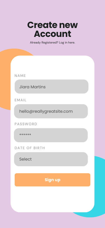 Login Page Wireframe Mobile Prototype